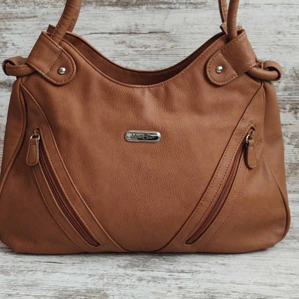 🟦NWOT MultiSac Cognac Hobo Shoulder Bag